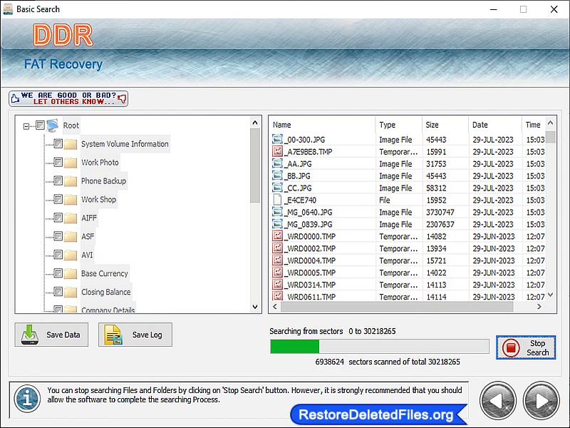 Restore Deleted Files Fat Partition software
