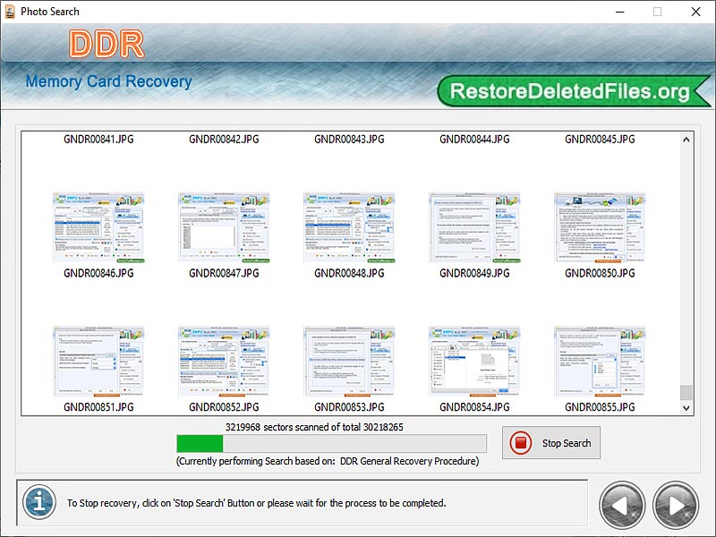 Restore Deleted Files Application software